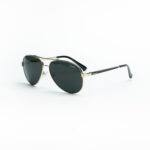 عینک آفتابی مردانه خلبانی Aviator شیشه سنگ کارتیر Cartier مدل EA-2862 | کلاسیک - Image 4